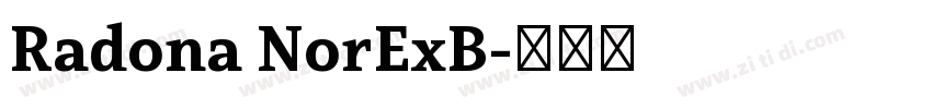 Radona NorExB字体转换